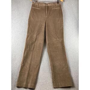 Rafaella Womens Corduroy Pants Size 10 Relaxed Fit All Straight Leg